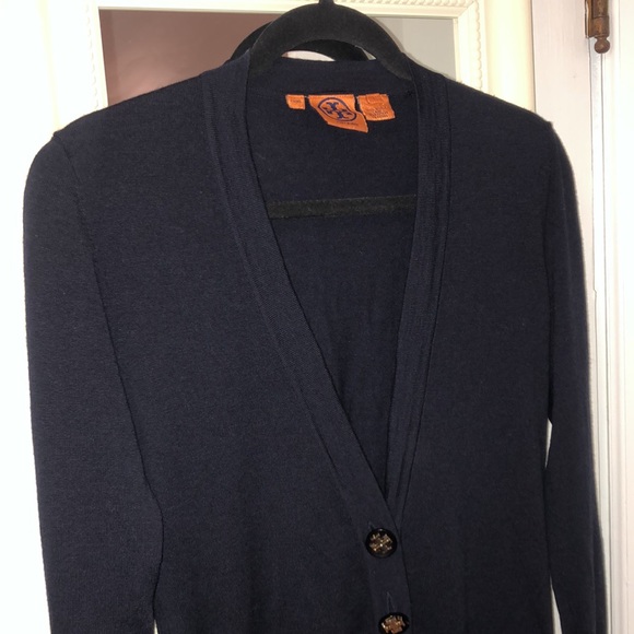TORY BURCH | Merino Wool Cardigan - Picture 3 of 9